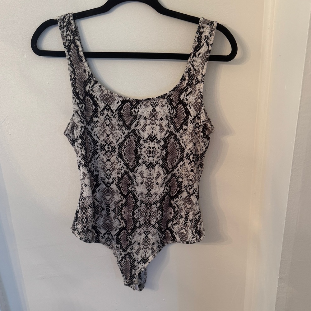 Snakeskin bodysuit